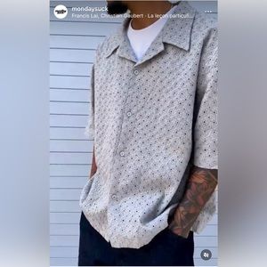 Mondaysuck Barong Americano Camp Collar Button Down